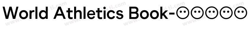 World Athletics Book字体转换